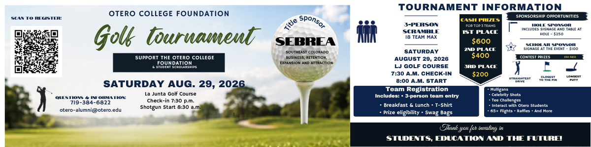 Otero Foundation Golf Tournament Fundraiser